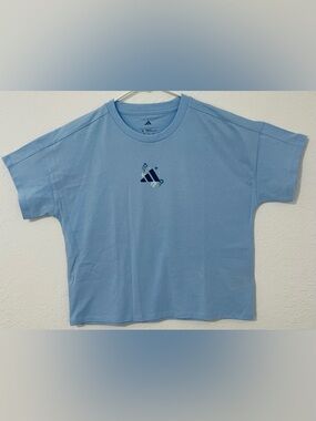 adidas Light Blue Short Sleeve Tee